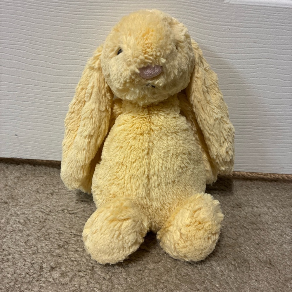 Authentic Jellycat Lemon Bunny 8”